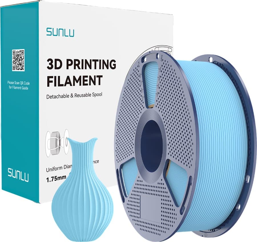 SUNLU PLA Sky Blue 1 кг 1.75 мм — котушка філаменту