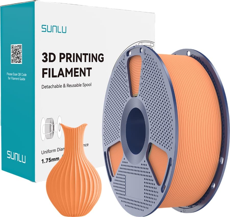 SUNLU PLA Sunny Orange 1 кг 1.75 мм — котушка філаменту